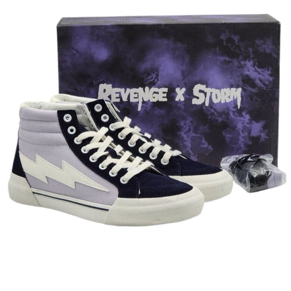 Revenge X Storm Vol 2 Ні-Тор Sneakers Lilac Dark Navy US Mens Size 11 New in Box